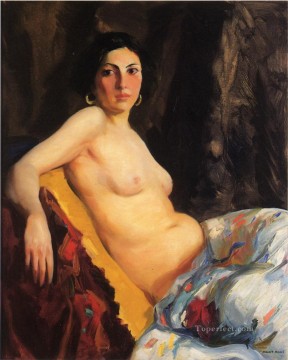 henri roberto Painting - Oriental desnudo Robert Henri